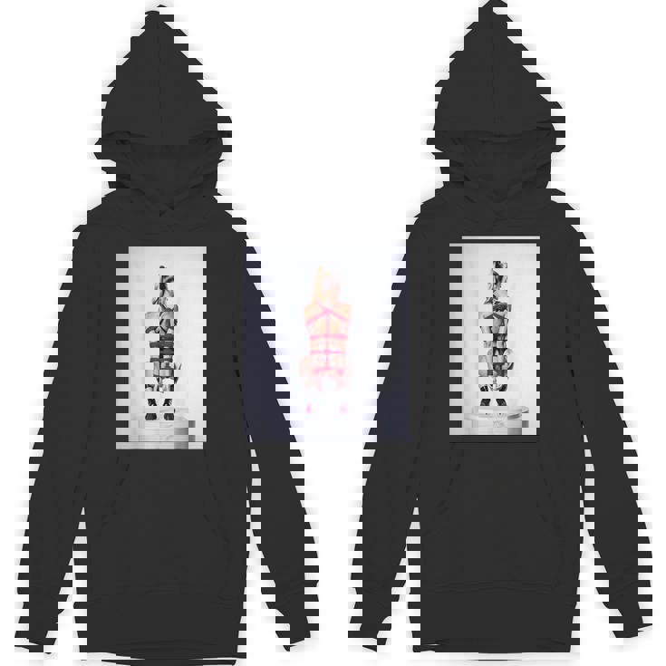 セクシーガールグラフィックtシャツ シバリロープのセクシーなピンナップガール パーカー