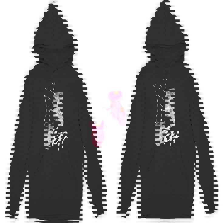 タップダンサー レトロフラワー タップダンサーデザイン タップダンス パーカー