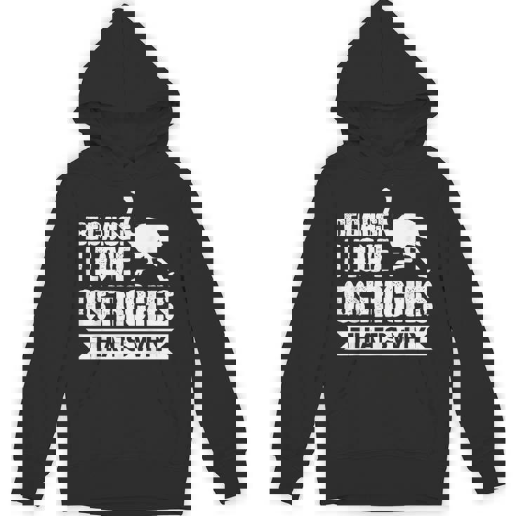 ダチョウが大好きだからだからダチョウ パーカー