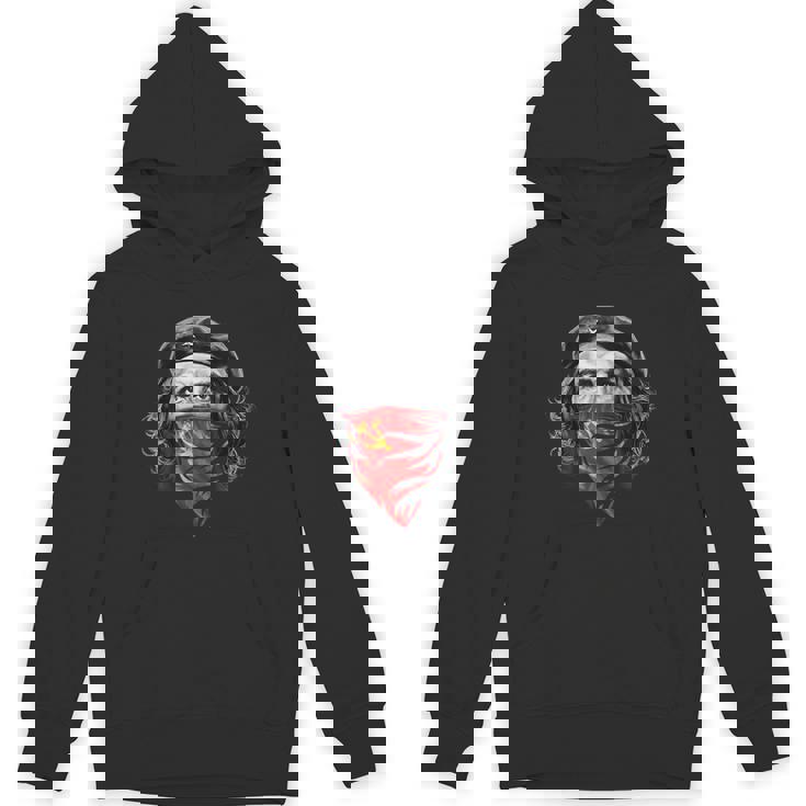 チェゲバラソビエトハンマーと鎌 レッドバンダナ パーカー