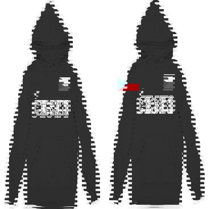 チェコ共和国 胸に Cesko 旗国旗 長袖tシャツ パーカー