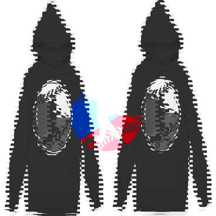 チェコ国旗 野球ヒッター チェコ国旗 パーカー