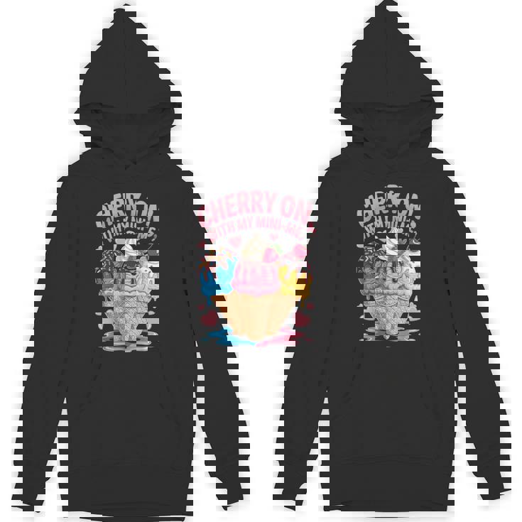 チェリー・オン・ウィズ・マイ・ミニ・ミー・アイスクリーム・ラブ パーカー