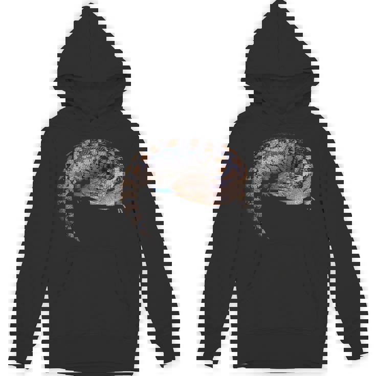 トカゲブルータンペットトカゲ爬虫類 パーカー