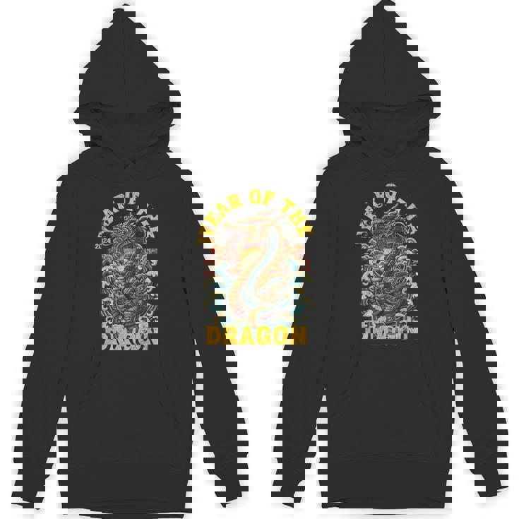 ドラゴンの年2024明けましておめでとうございます漢字 パーカー