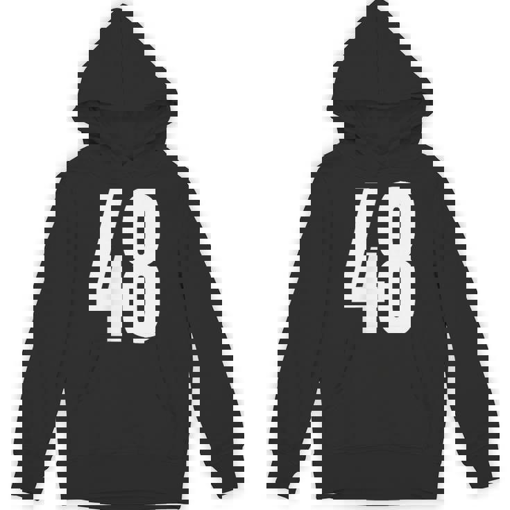 ナンバーフォーティーエイト 48 スポーツチーム制服 誕生日 48 パーカー