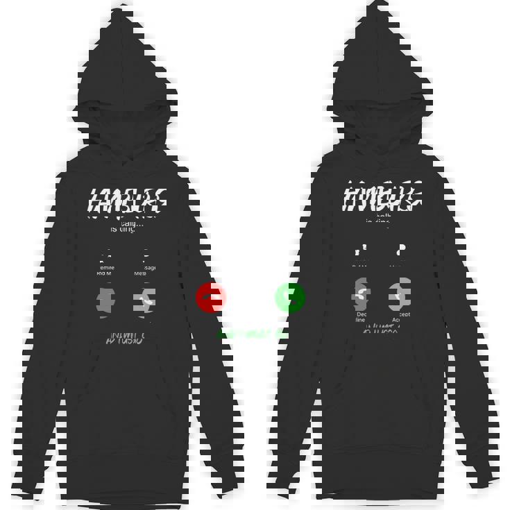 ハンブルクが呼んでいて、私はドイツ旅行に行かなければならない 長袖tシャツ パーカー