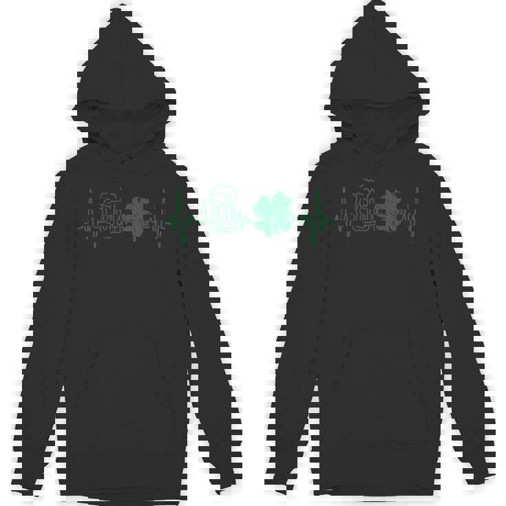 ハートビート 聖パトリックの日 レトロ パーカー