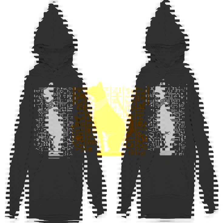 バステット 古代エジプト 猫 神 ヒエログリフ グラフィックアート 恋人 パーカー