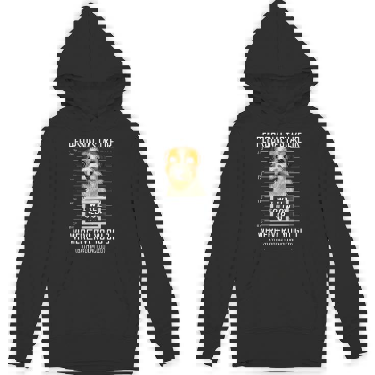 パーソナルストーカー犬ジャックラッセルテリア私はあなたに従います Jack Russell Terrier Dog 長袖tシャツ パーカー