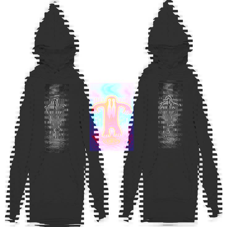 ビッグフット ペトログリフ – 古代サスカッチ洞窟アートデザイン パーカー