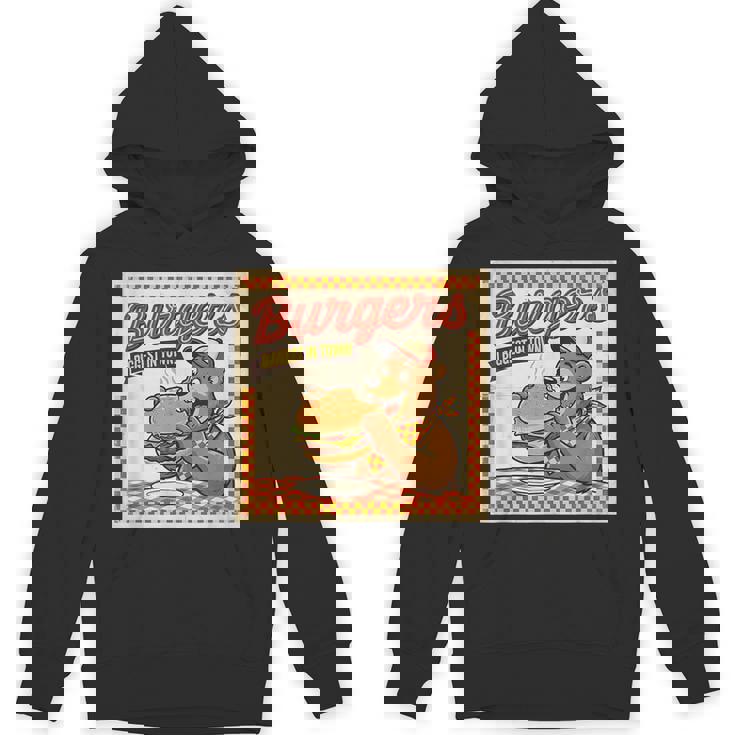 ビンテージ Burgers Biggest In Town ベア ハンバーガー ショップ パーカー