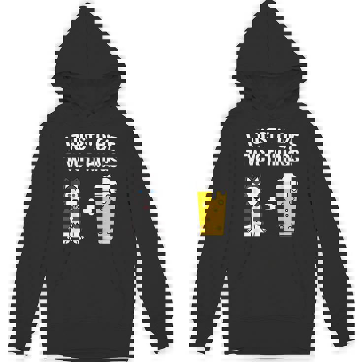 ビールシベリアン・ハスキー犬 パーカー