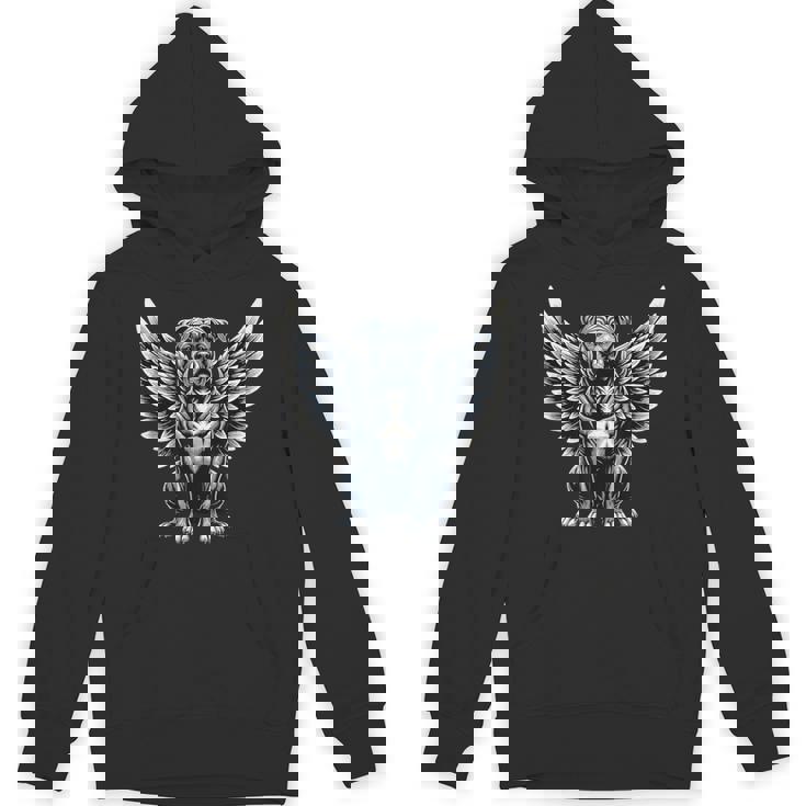 ピットブル 天使 犬 翼 動物 ペット メモリアル。 パーカー