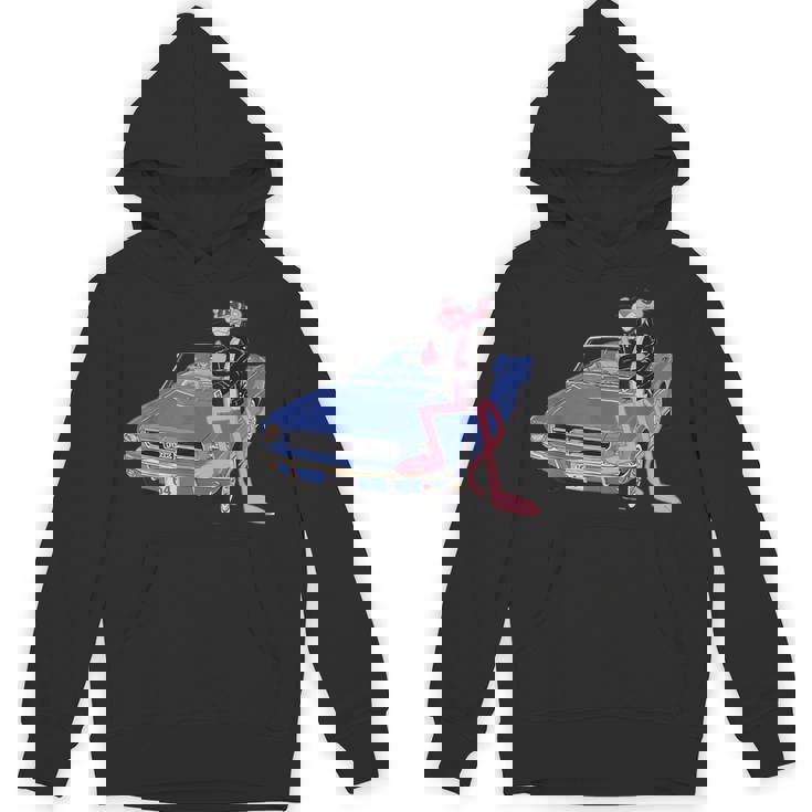 ピンクパンサー ヴィンテージ 1964 コンバーチブル 車 クール キャット パーカー