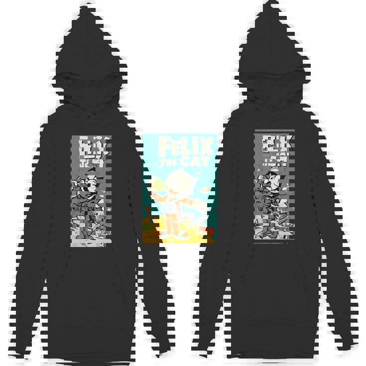 フェリックス・ザ・キャット・ムーン・ドリーマー レトロ1920年代天体アニメーション パーカー