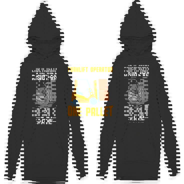 フォークリフト オペレーター レイジングバー パレット フォークリフトドライバー パーカー