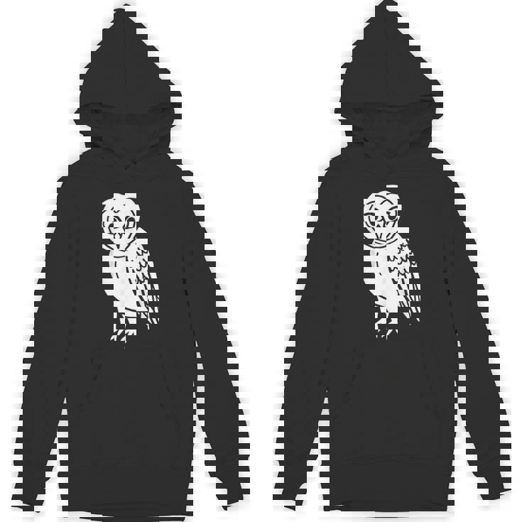 フクロウ愛好家 メンフクロウ かわいい 白い鳥 精神 動物 自然 アート パーカー