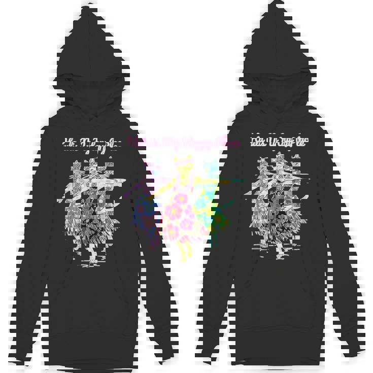 フラダンスを踊る猫 パーカー