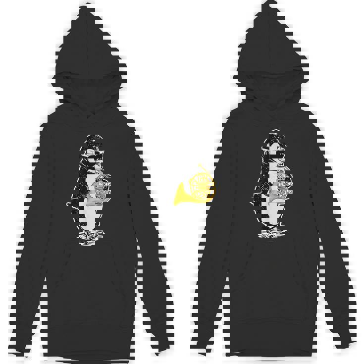 フレンチホルン奏者 ペンギン好き 音楽 フレンチホルン パーカー