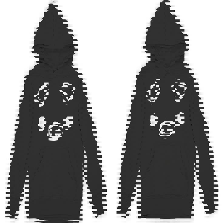 ブタの顔 アップ 豚 おデブ Fat キッズ 大人 かわいい Puwapuwa Power パーカー