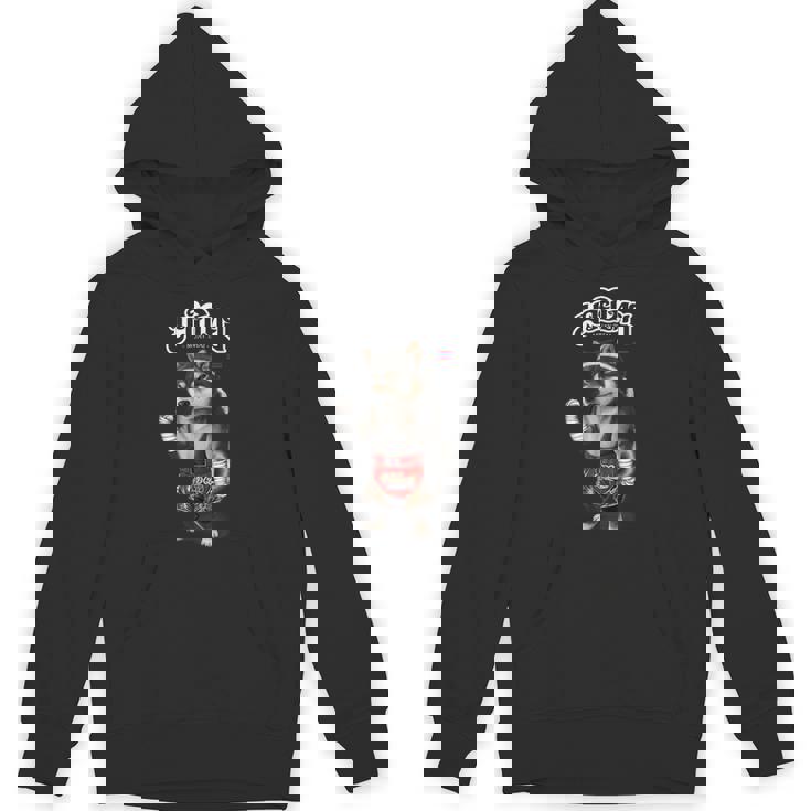 ブラック柴犬 ムエタイ キックボクシングチャンピオン パーカー