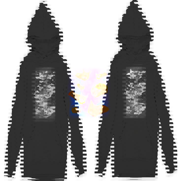 ブリトー猫とタコスキャット 宇宙 ギャラクシー ミーム タコキャット 愚かな パーカー