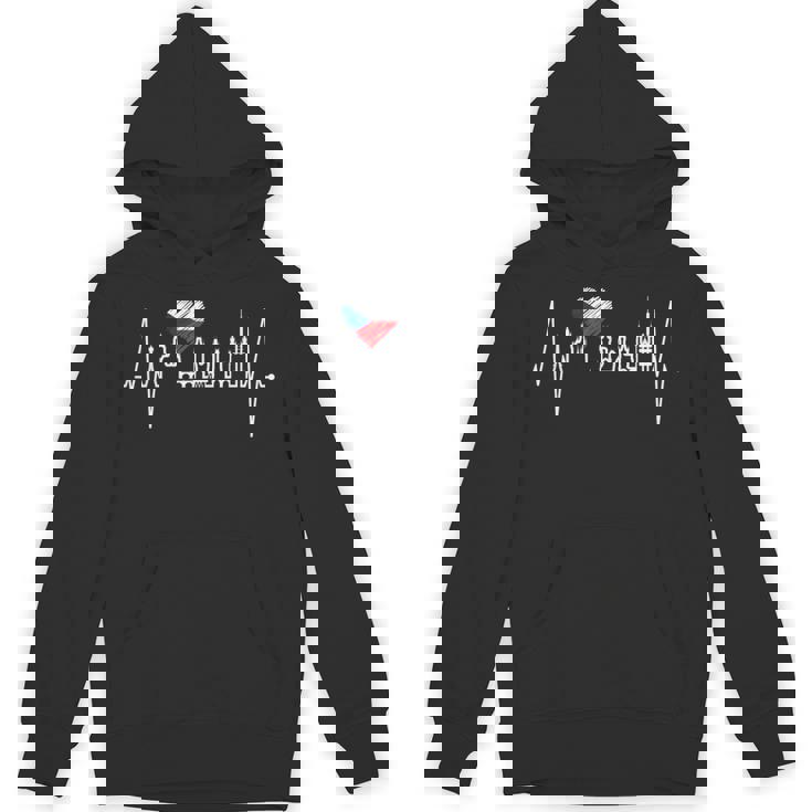 プラハのスカイライン ハートビート チェコ共和国 プラハ大好きi Love Prague Praha パーカー