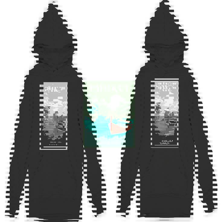 プーケット ロングテール ボート サムイ島 タイ 微笑みの国 バンコク お土産 旅行の贈り物 休暇 ビーチ パッタイ 長袖tシャツ パーカー