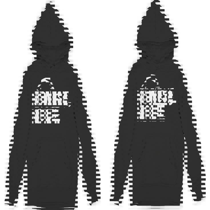 ヘッドホン No Music No Life Music Lover パーカー