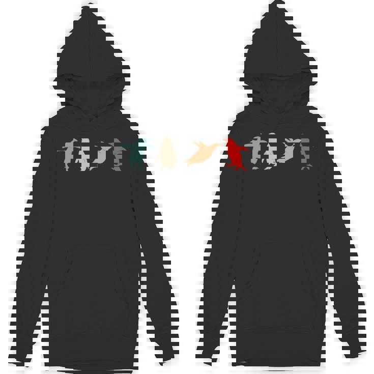 ペンギンペンギン アニマルラバーズ レトロペンギン 長袖tシャツ パーカー