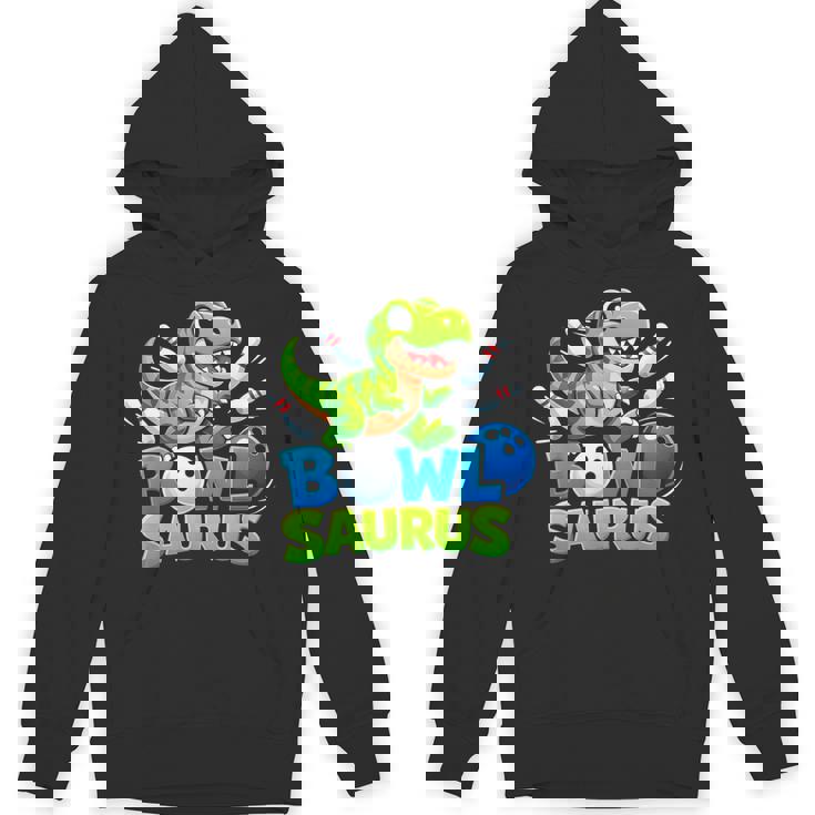 ボウリング 恐竜 Tレックス キュート グラフィック キッズ 幼児 男の子 ボウラー パーカー