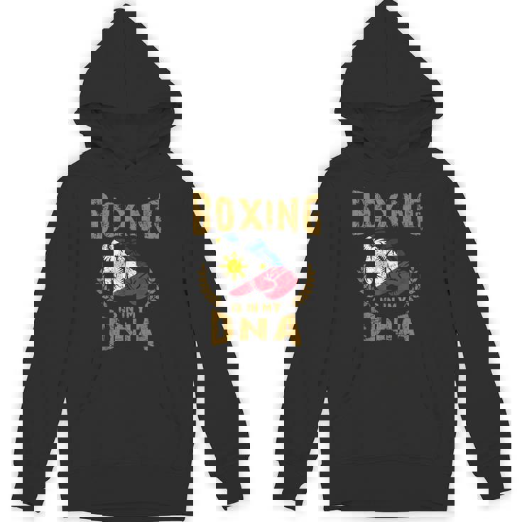 ボクシングは私の Dna にある フィリピン国旗のボクシング グローブ パーカー