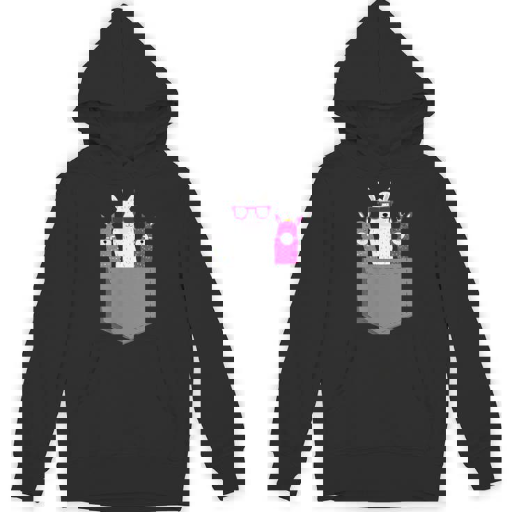 ポケット、アルパカ、ラマのアルパカ。 パーカー