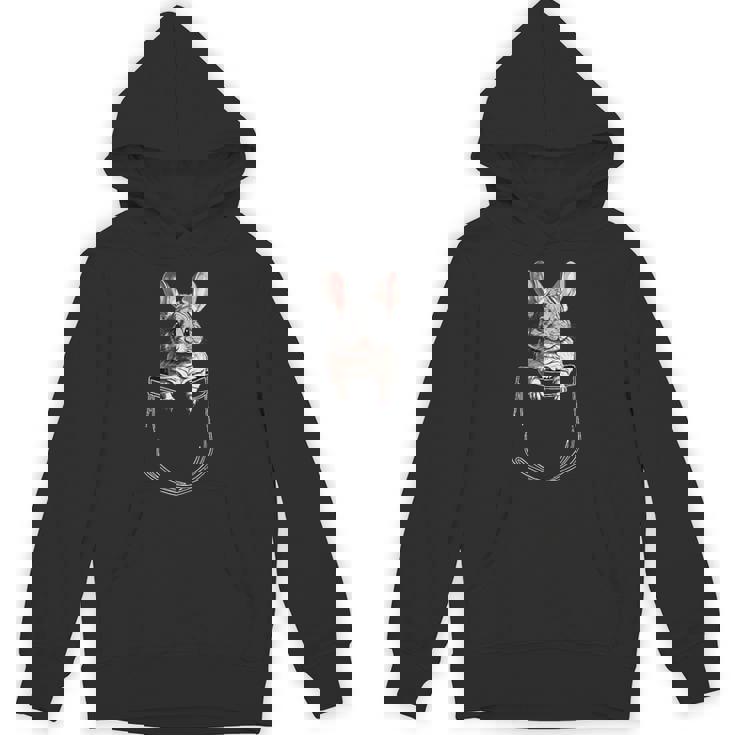 ポケットチンチラ、ポケットに面白いチンチラ パーカー