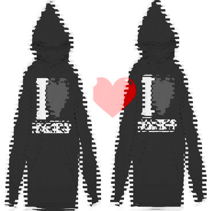 マリコという名前が大好きです パーカー