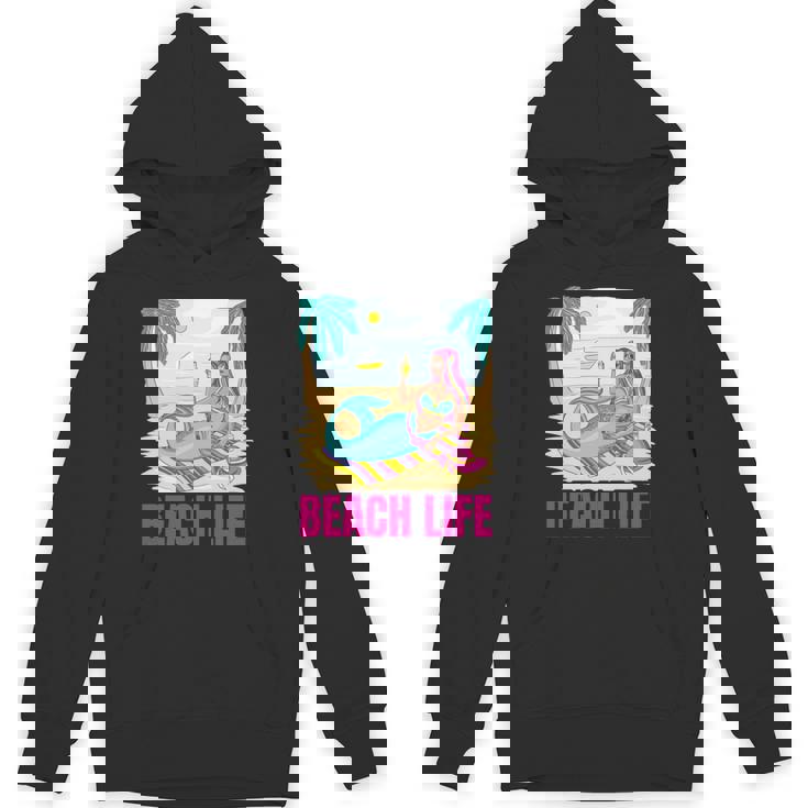 マーメイドビーチライフ 長袖tシャツ パーカー