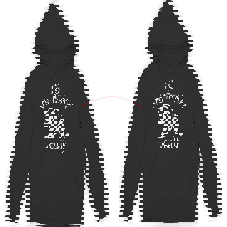 ミス・ミセス・ドクター、実はドクターへの感謝です 長袖tシャツ パーカー