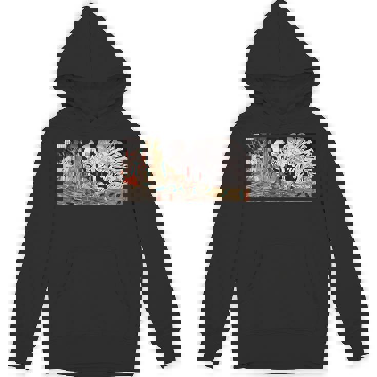 ミツクニ スケルトンスペクターに逆らう 歌川国芳作 パーカー