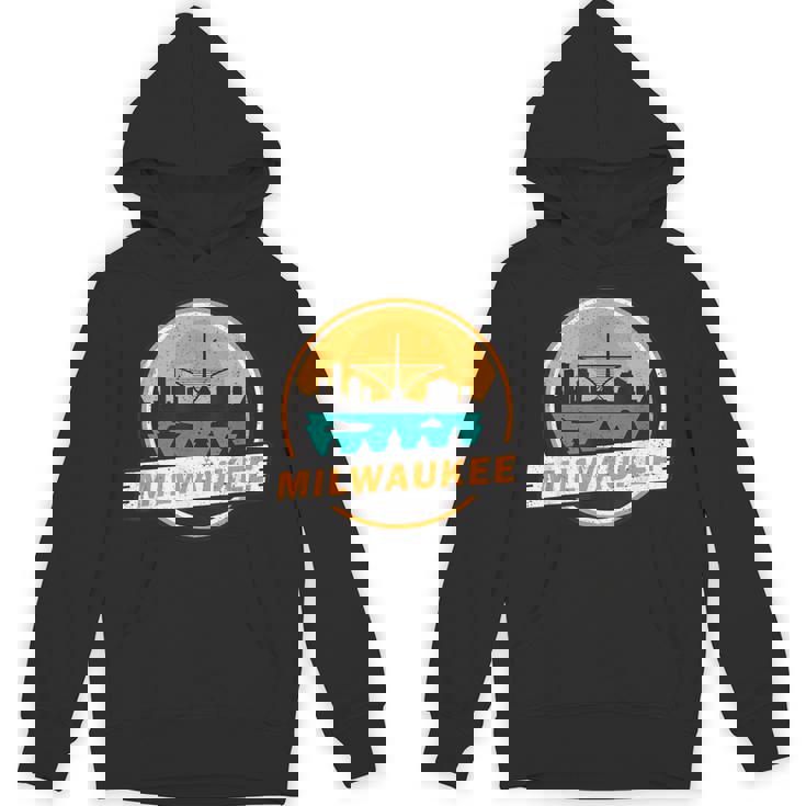 ミルウォーキー スカイライン ランドマーク ミルウォーキー ベイ ヴィンテージ パーカー