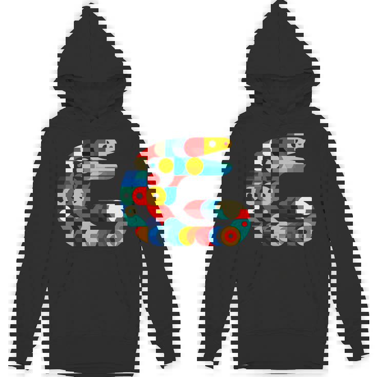 モダン 幾何学的 ミニマリズム イラスト ウツボ アート 長袖tシャツ パーカー