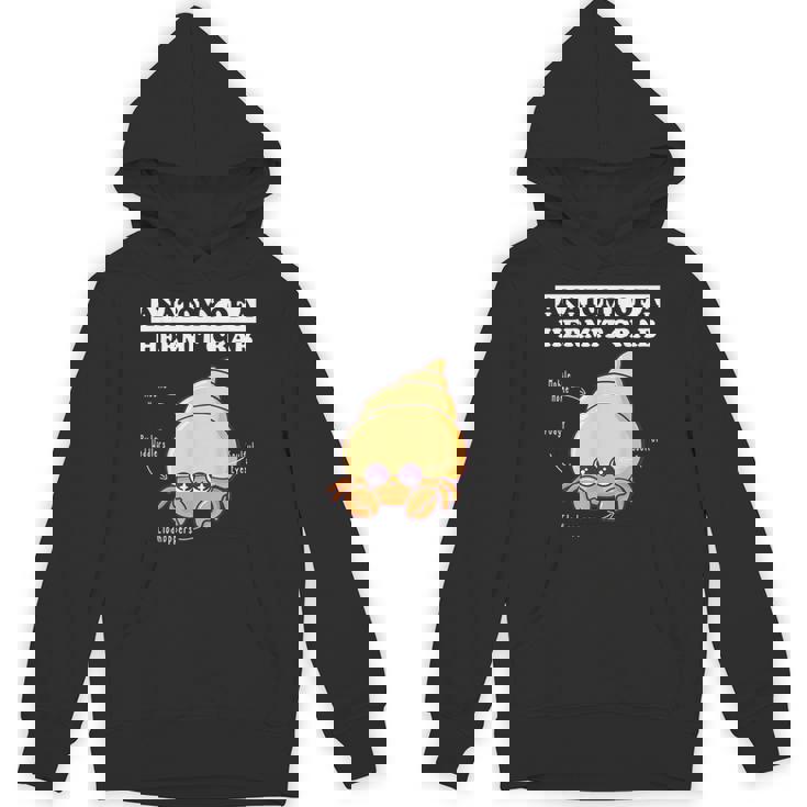 ヤドカリの解剖学 面白い カワイイ ヤドカリ チビ パーカー