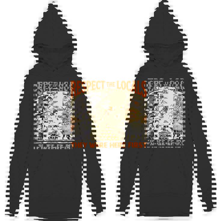 リスペクト Locals オポッサム スカンク アライグマ ハチミツ パーカー