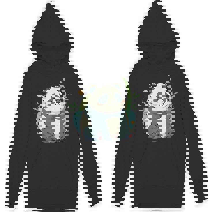 リラックス竹林ぽっちゃりパンダ美学 パーカー