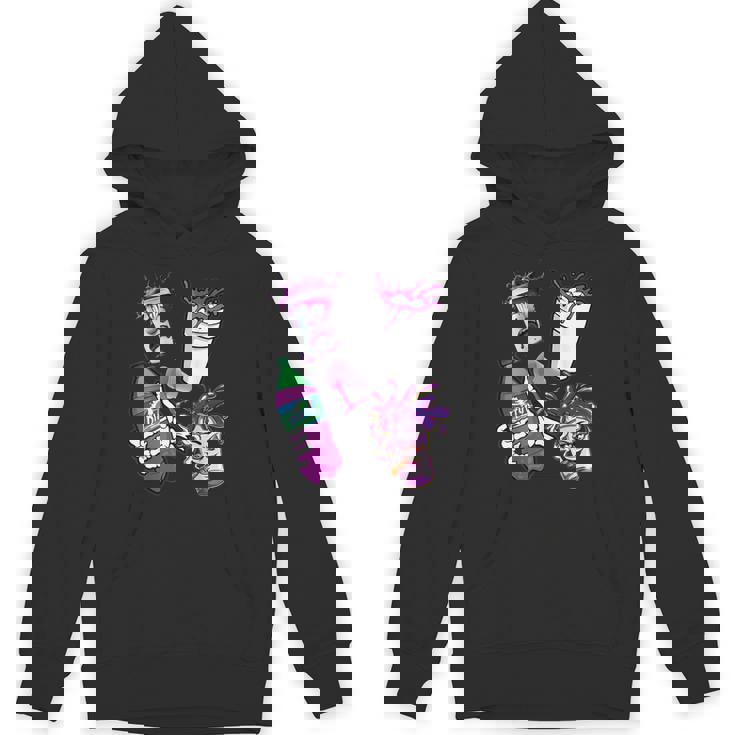 リーンシャツ、パープルドランク、ダーティダブルカップ、リーンラインスモーク パーカー