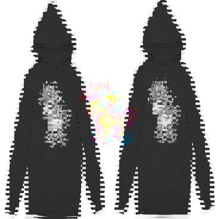 レインボーフラワーマジックのかわいいポニー。 パーカー