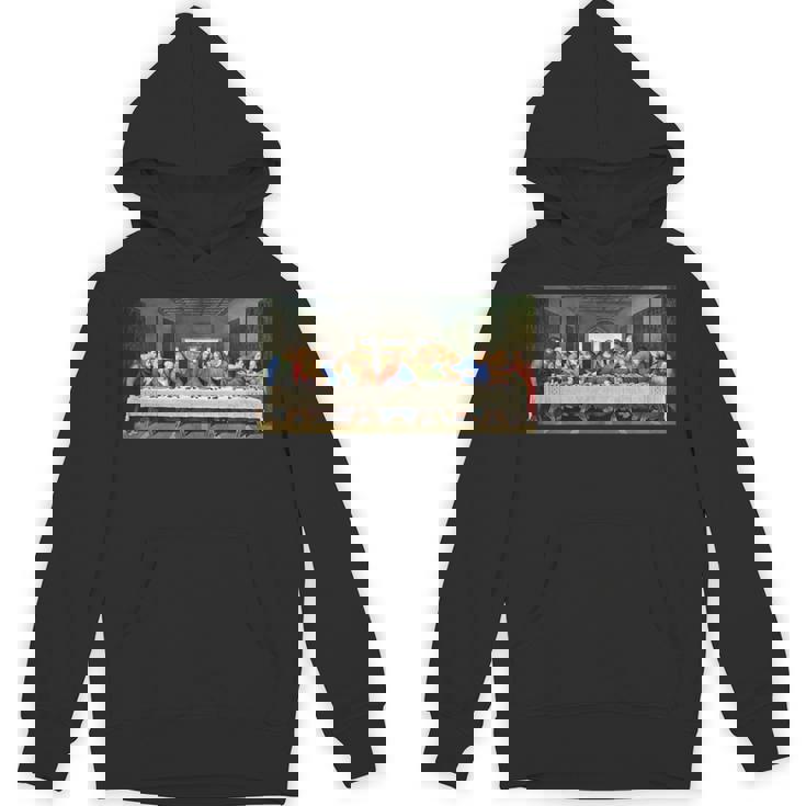 レオナルド・ダ・ヴィンチによる最後の晩餐1495 長袖tシャツ パーカー