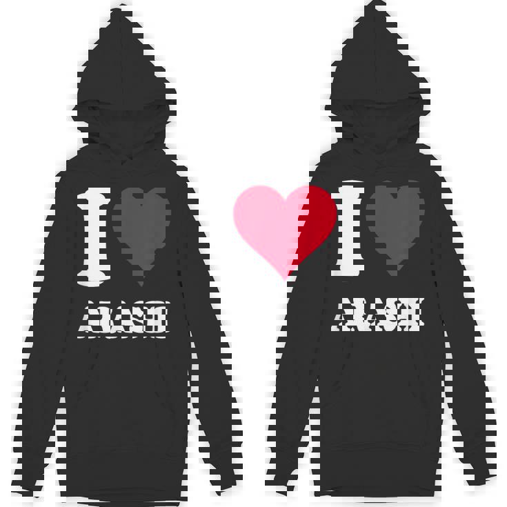 レッドハート I Love Arashi パーカー