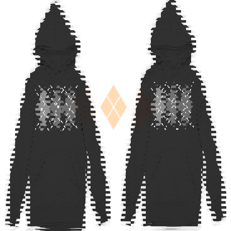 レトロ アーガイル ロカビリー 長袖tシャツ パーカー