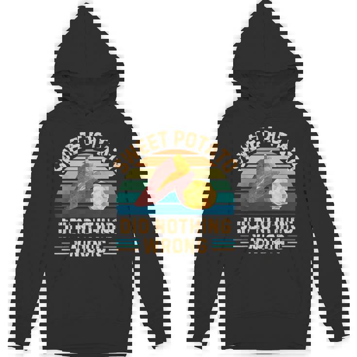 レトロ サツマイモ Did Nothing Wrong ヴィンテージ サツマイモ パーカー